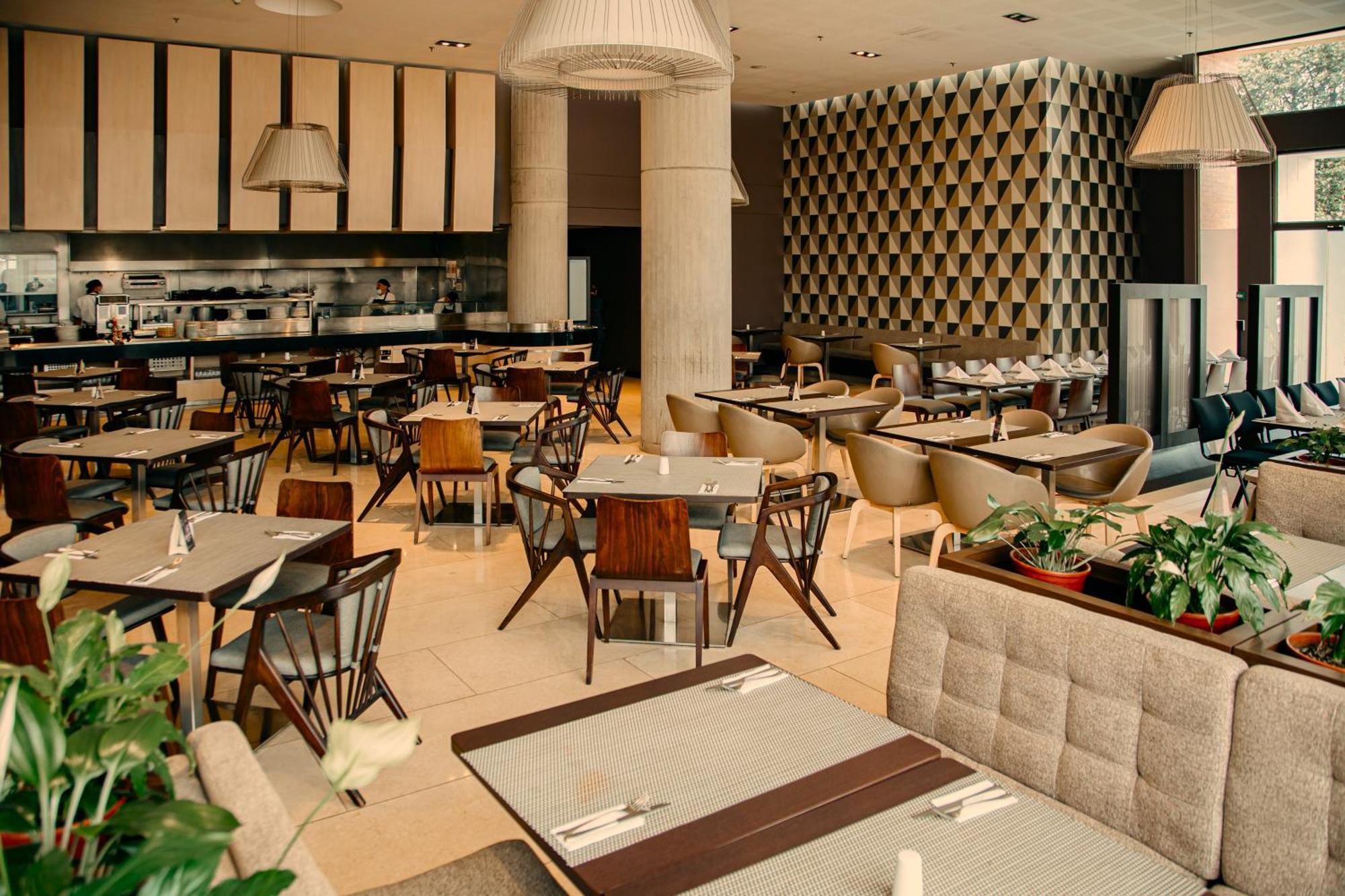 Готель Hilton Doubletree Bogota Salitre Ar Екстер'єр фото The interior of the restaurant